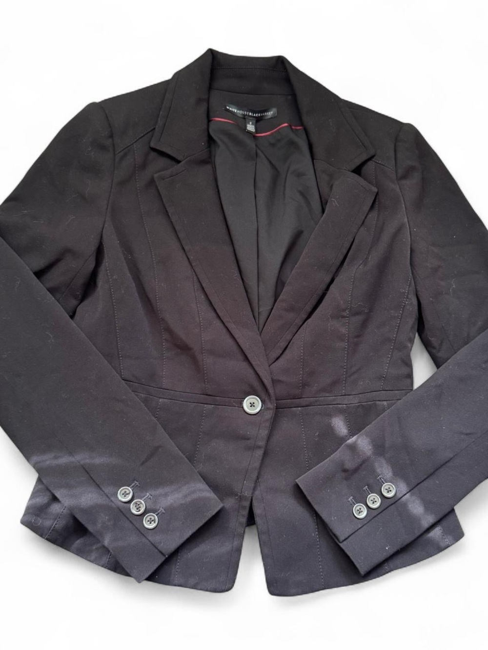 Black White House Black Market Blazer